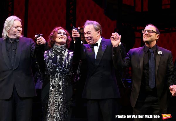 Christopher Hampton, Glenn Close, Andrew Lloyd Webber and Lonny Price  Photo