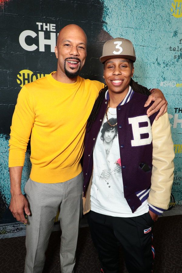 The Chi Executive Producers Common and Lena Waithe at the 2018 Showtime EMMY FYC scre Photo