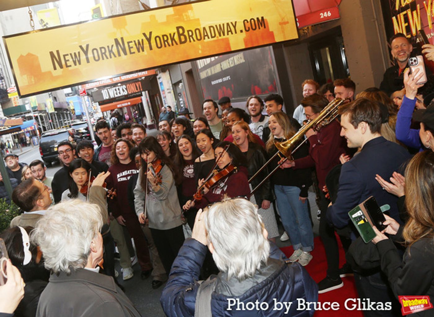 Photos: Go Inside the Unveiling of 'Kander & Ebb Way' in Honor of NEW YORK, NEW YORK's First Preview  Image