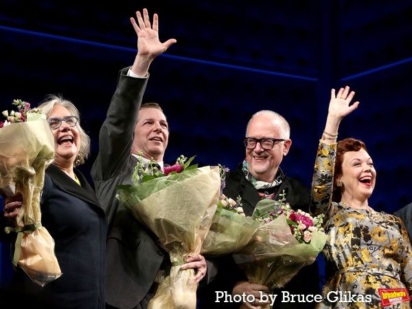 Director Lisa Peterson, Sean Hayes, Playwright Doug Wright and Emily Bergl  Photo