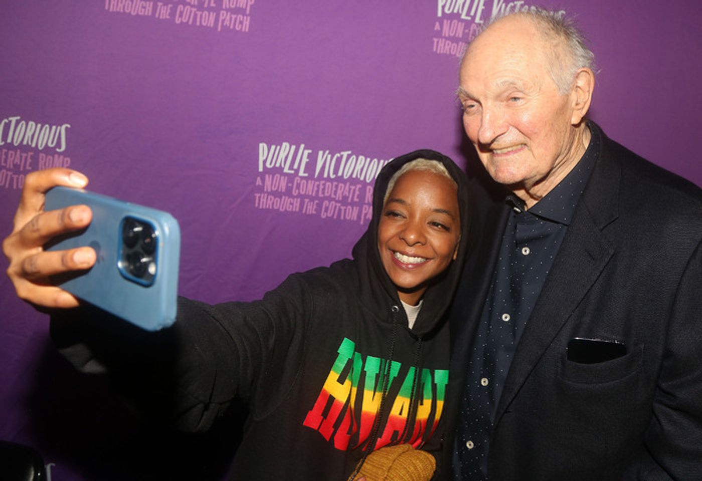 Photos: Original PURLIE VICTORIOUS Cast Member Alan Alda Visits Broadway Revival Cast  Image