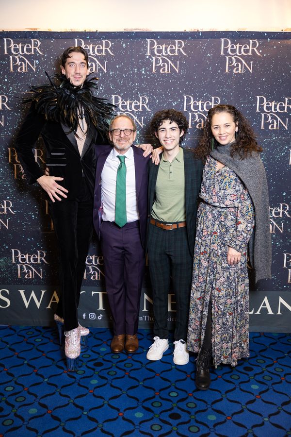 Cody Garcia (Captain Hook), Lonny Price (Director), Nolan Almeida (Peter Pan) & Laris Photo