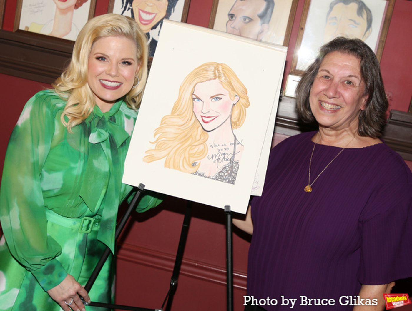 Photos: DEATH BECOMES HER's Megan Hilty Gets Honored with a Sardi's Portrait  Image