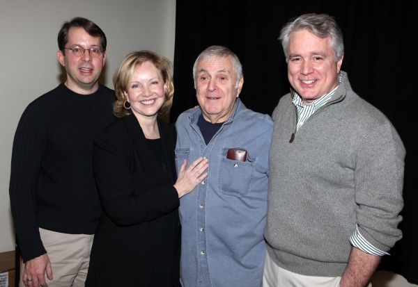 (l-r) David Loud (music director), Susan Stroman, John Kander, David Thompson Photo