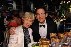 Audrey Geisel and Old Globe Executive Producer Lou Spisto. Geisel will be honored at  Photo