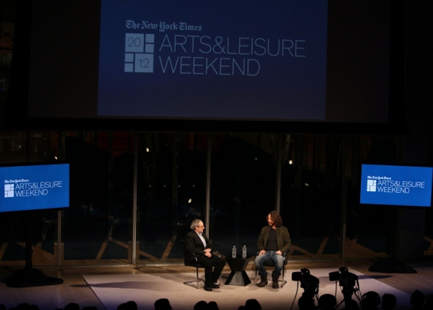 Photo Coverage: Michael Shannon & Chris Cornell Visit New York Times Arts & Leisure Weekend  Image